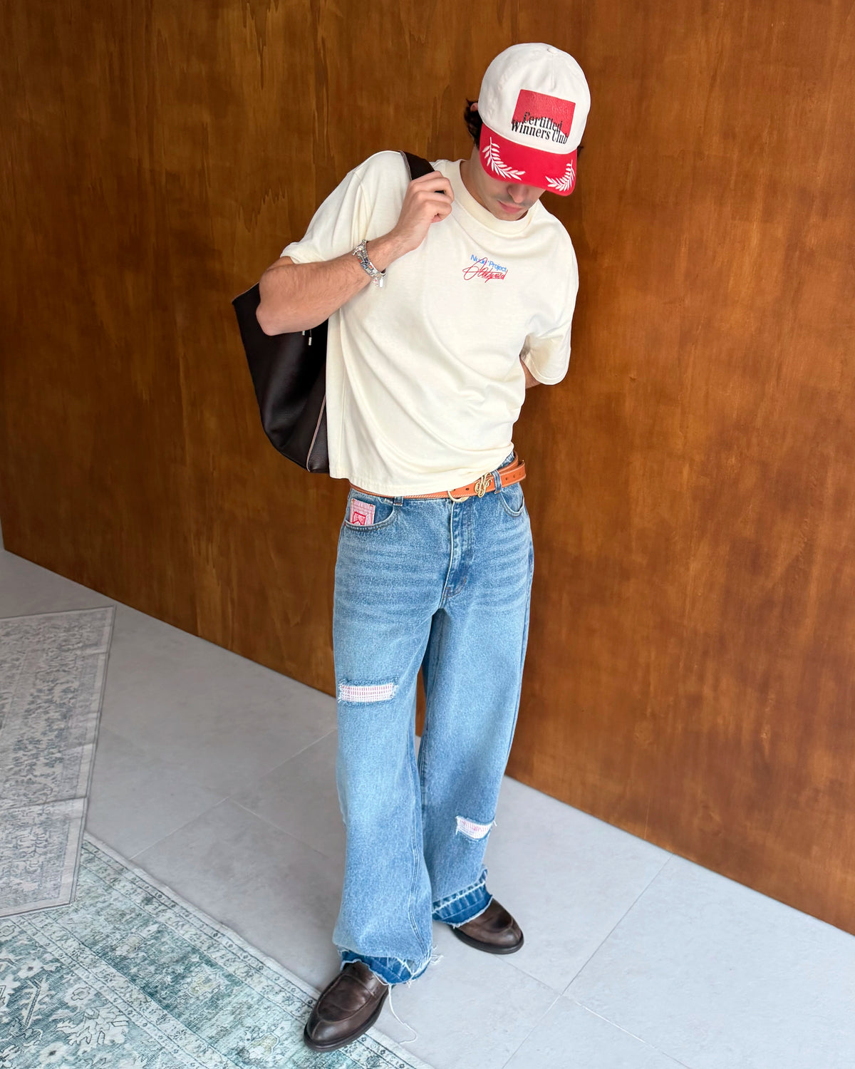 Racing Old Baggy Jeans