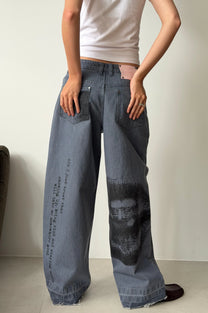 Networking Old Baggy Jeans
