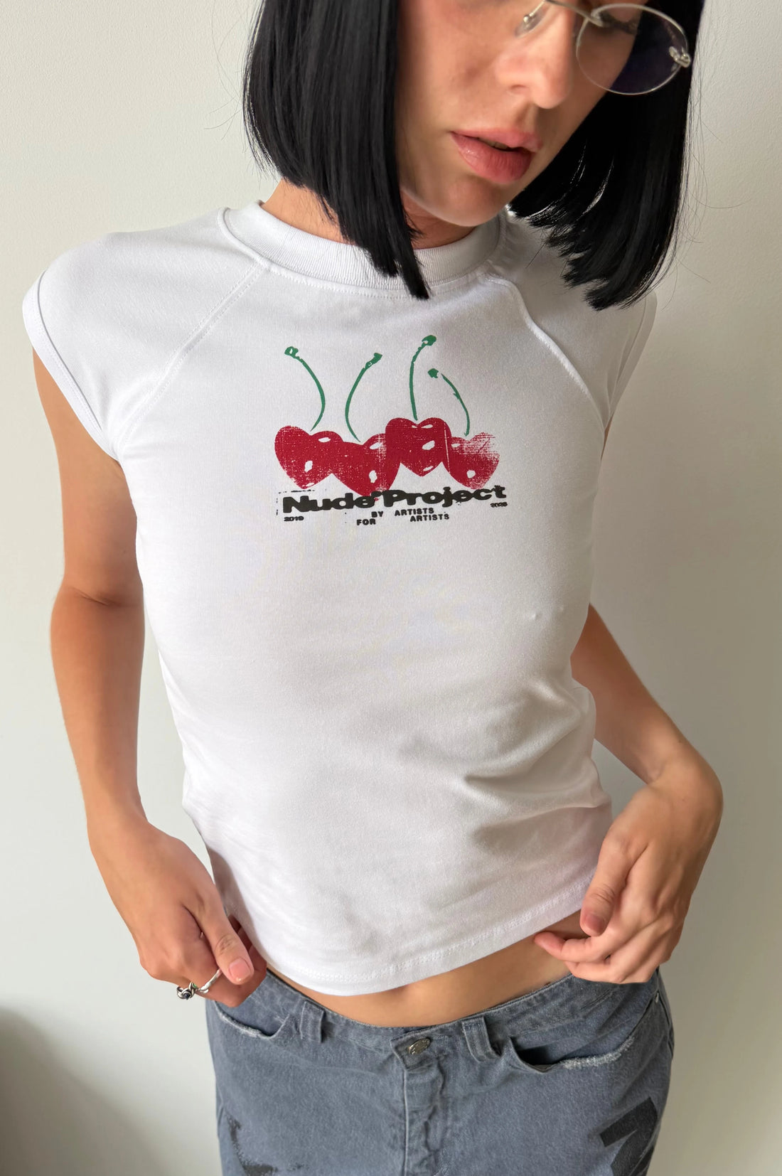 Carmin Top White