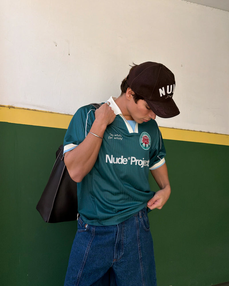 Basic Football Tee Green