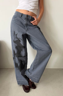 Networking Old Baggy Jeans