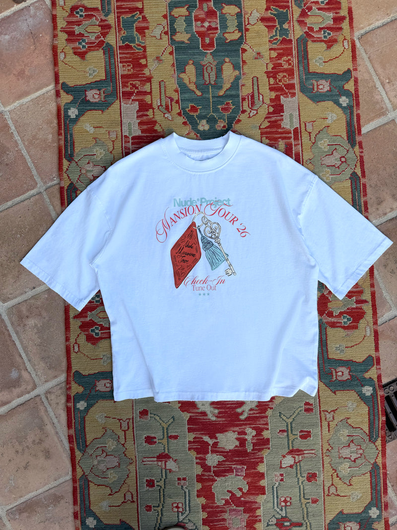 Mansion Key Tee White