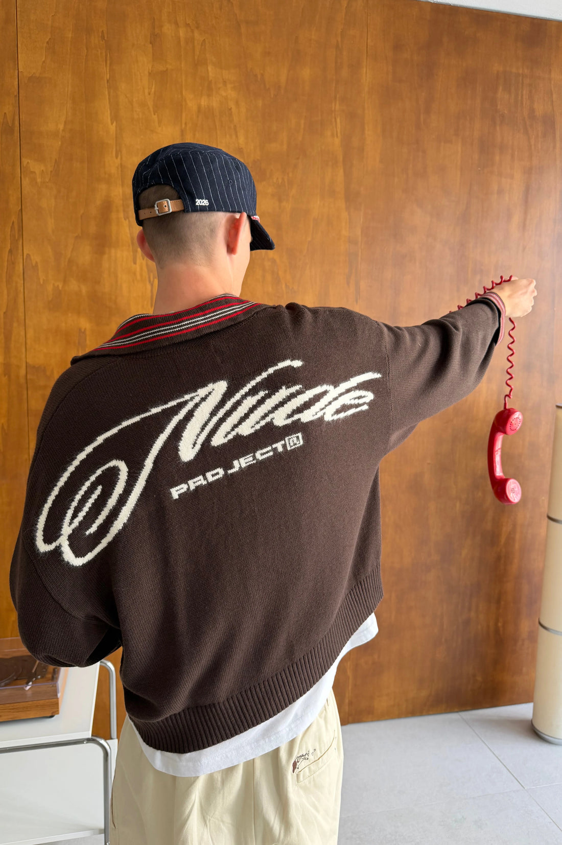 The Consultant Quarter-Zip Knit Brown