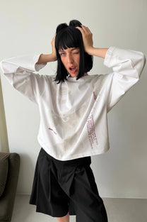 Celine Long-Sleeve Tee