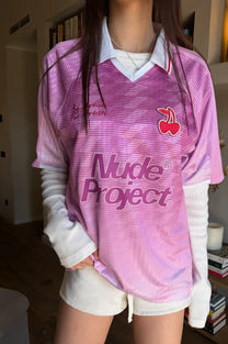 Radja Football Tee Pink