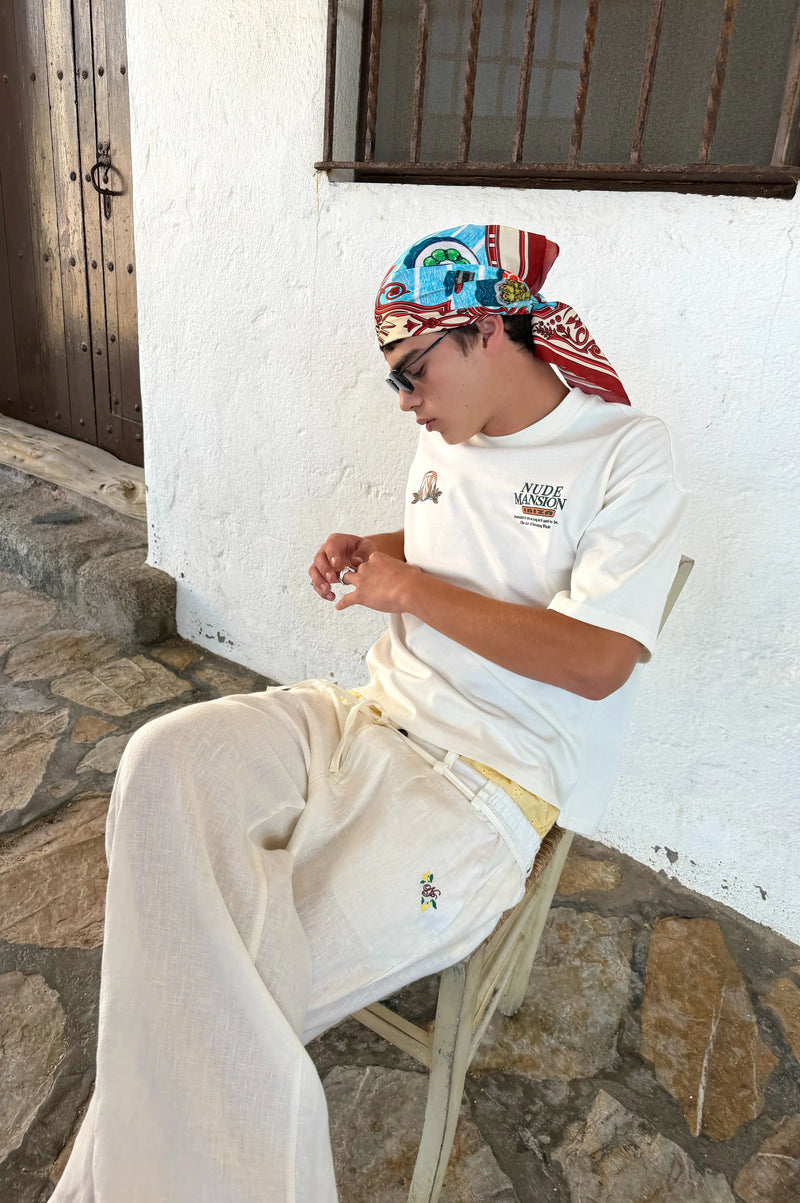 Kimchi Linen Pants White