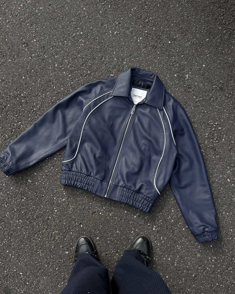 Iconic Logo Leather Jacket