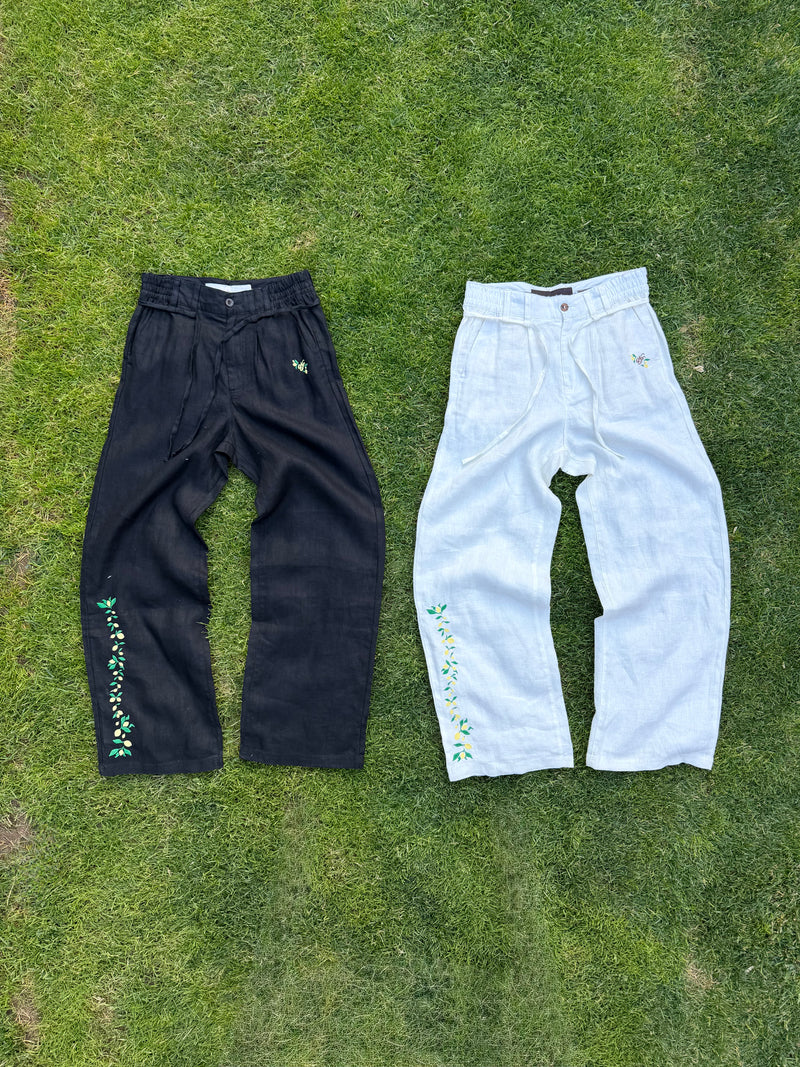 Kimchi Linen Pants White