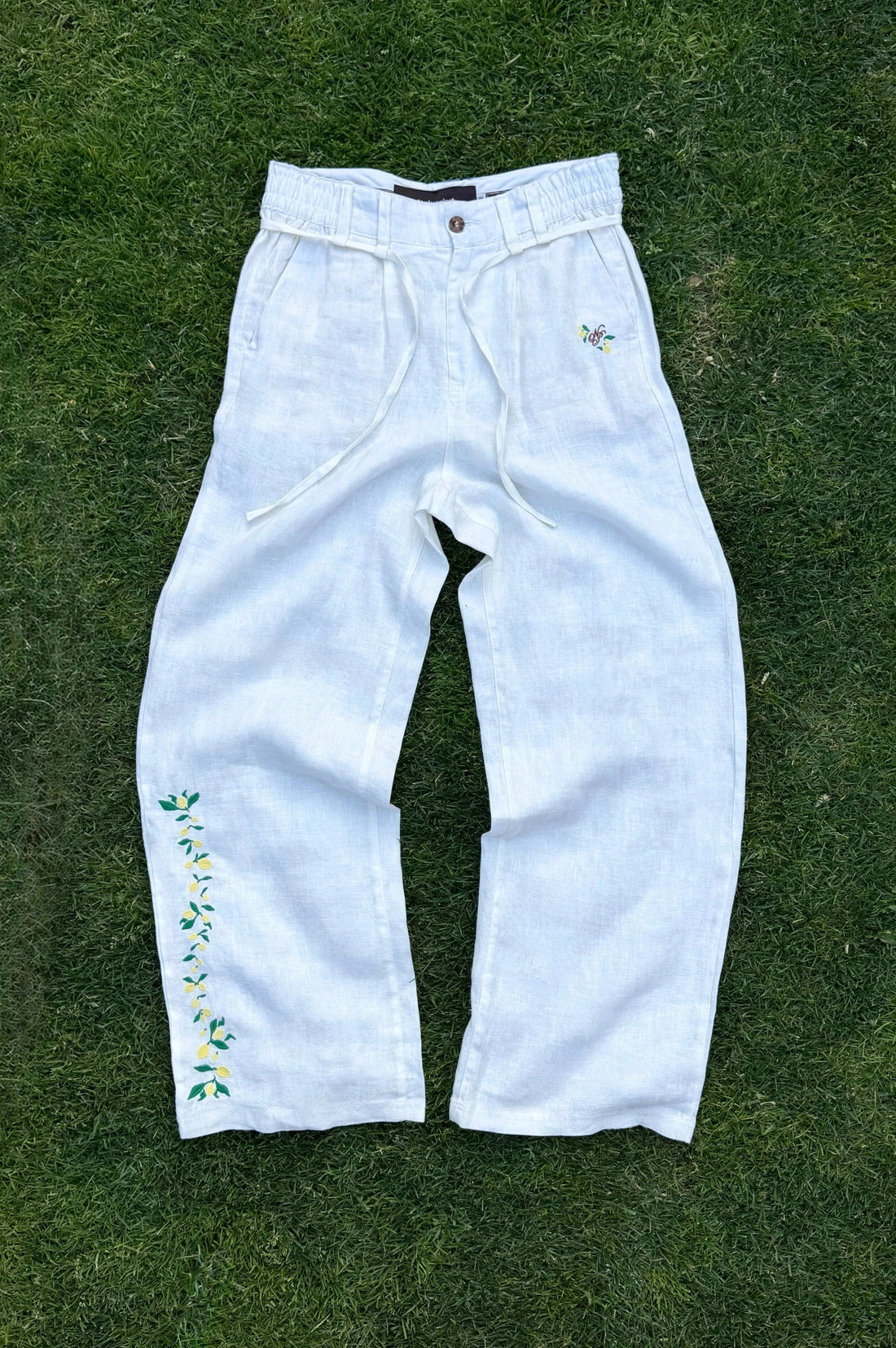 Kimchi Linen Pants White