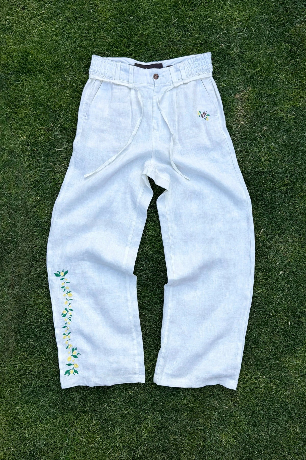 Kimchi Linen Pants White