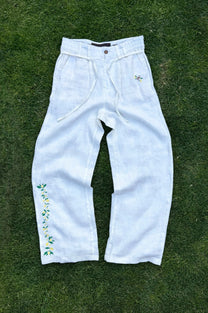 Kimchi Linen Pants White