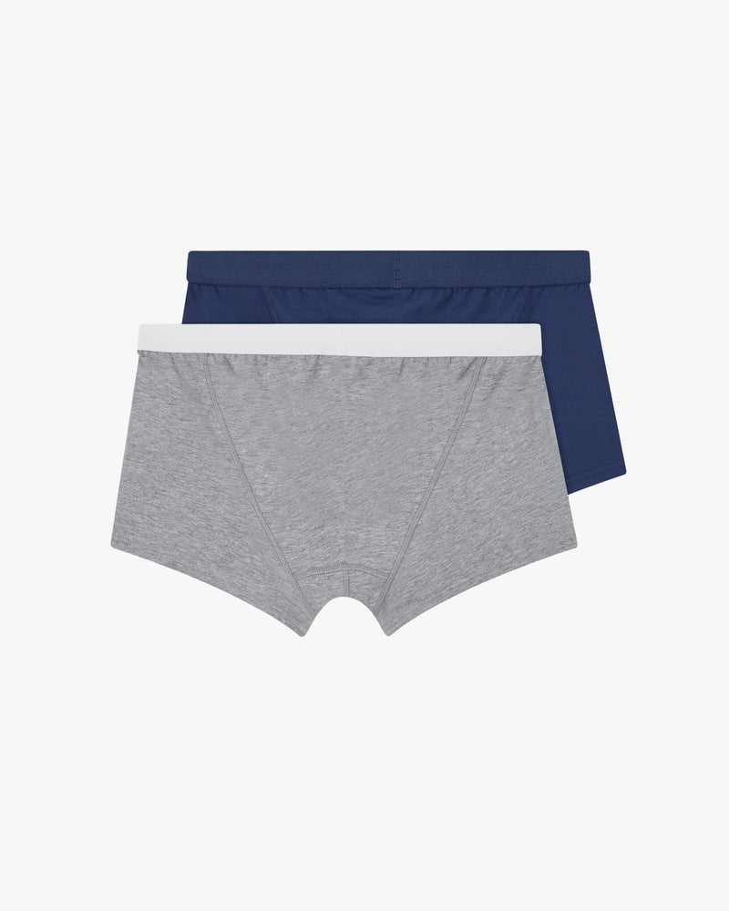 JAKE BRIEF DOUBLE PACK - GREY/NAVY