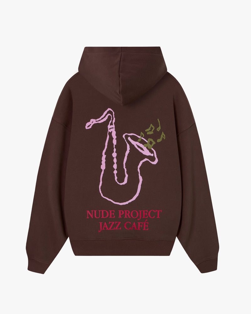 SUDADERA MARRÓN JAZZ CAFÉ