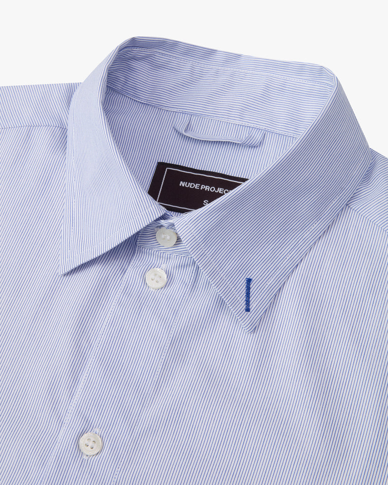 CAMISA JAZZ CAFÉ AZUL