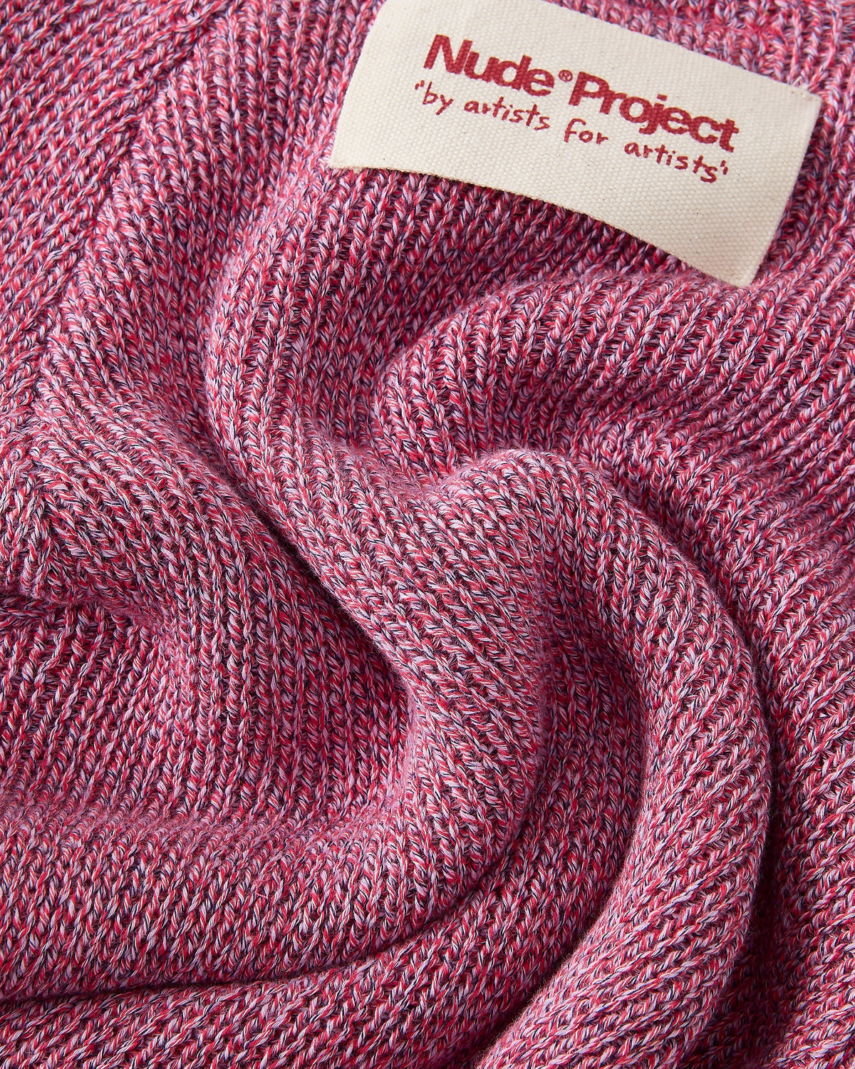 Jonion Knit Sweater Pink Melange
