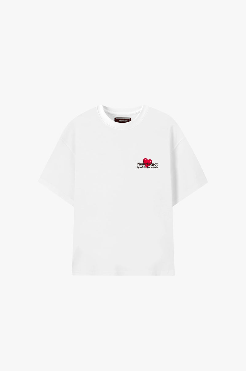 Juicy Cherry Tee White