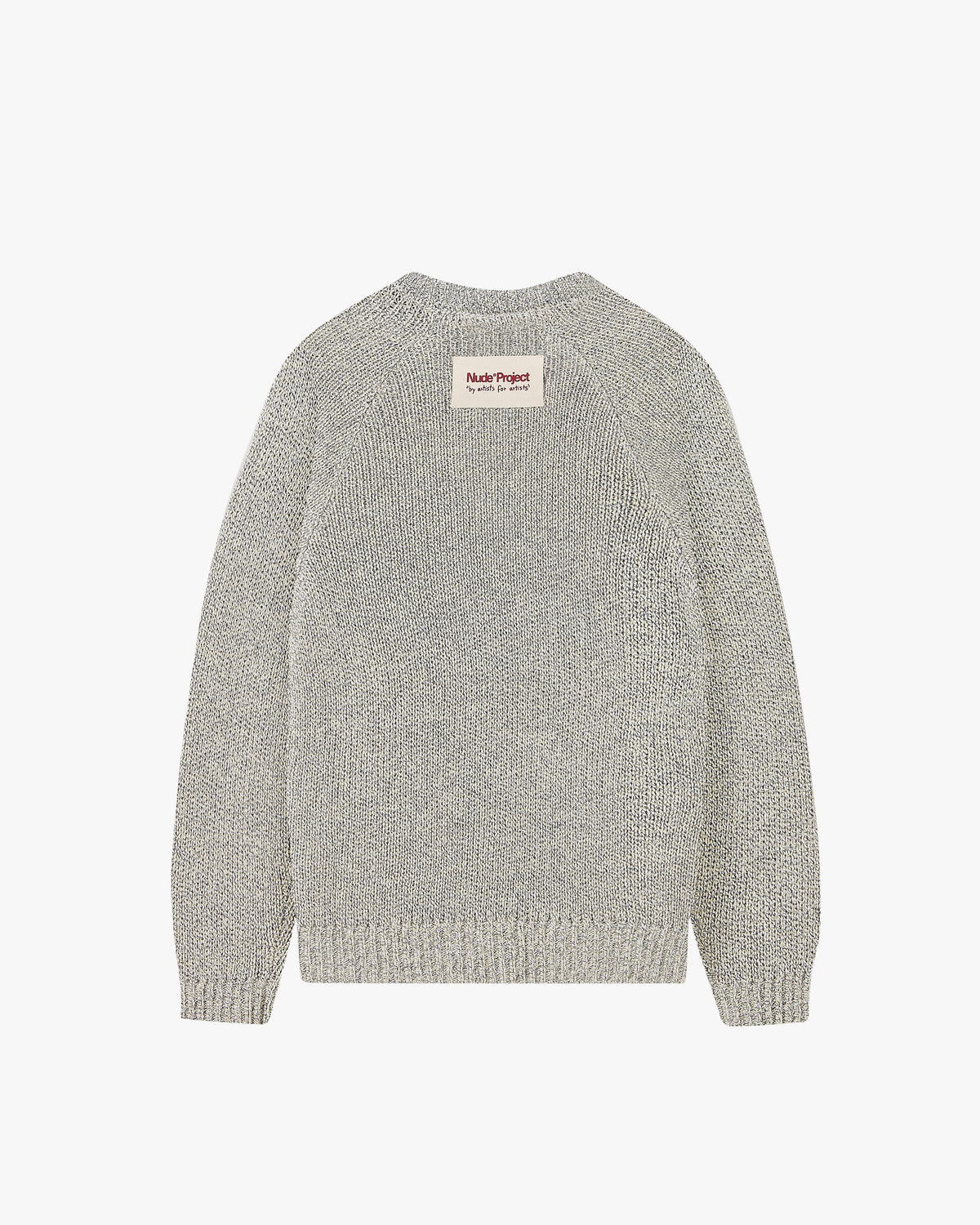 Jonion Knit Sweater Grey Melange