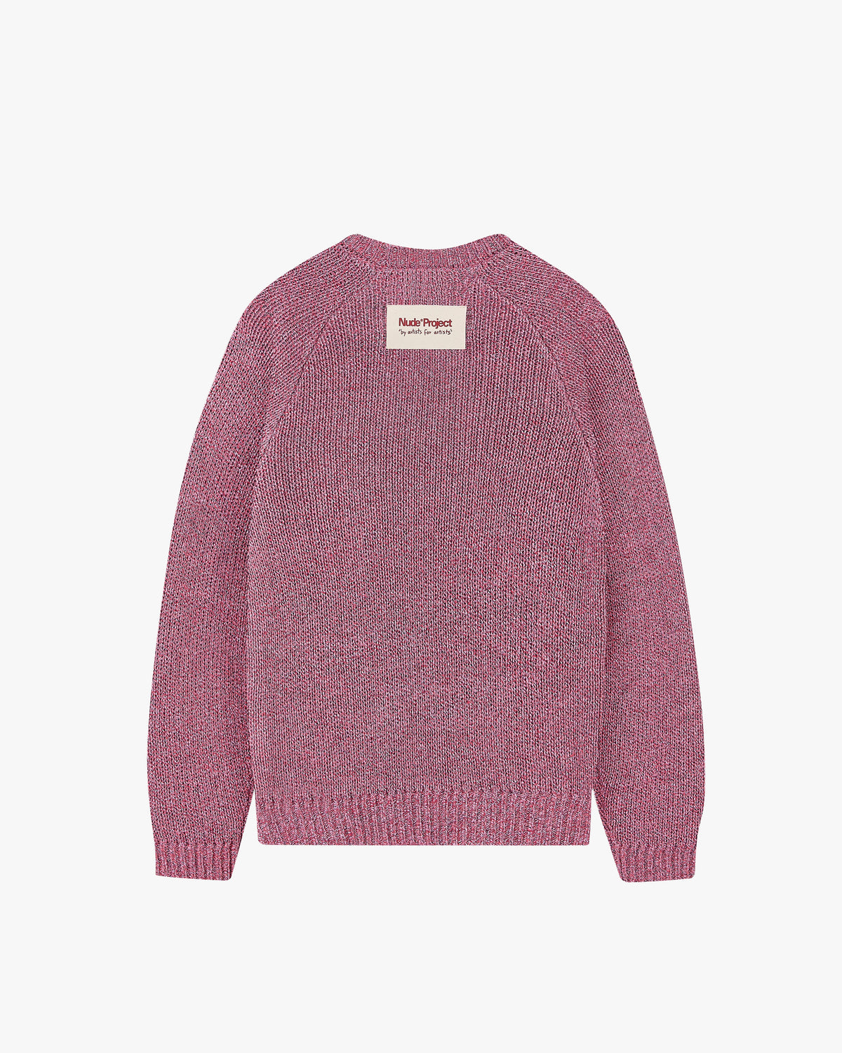 Jonion Knit Sweater Pink Melange