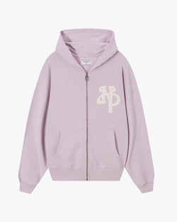 KILL BILL ZIP-UP HOODIE LILAC