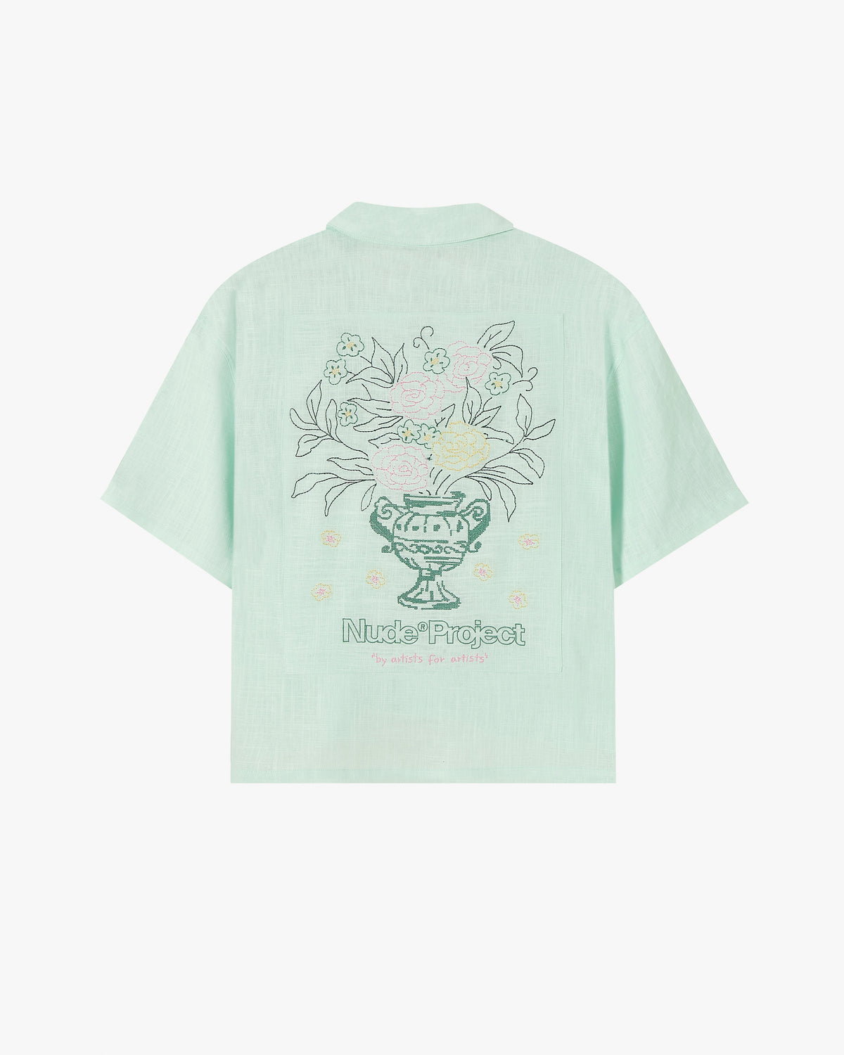 Kimchi Resort Shirt Aqua Green