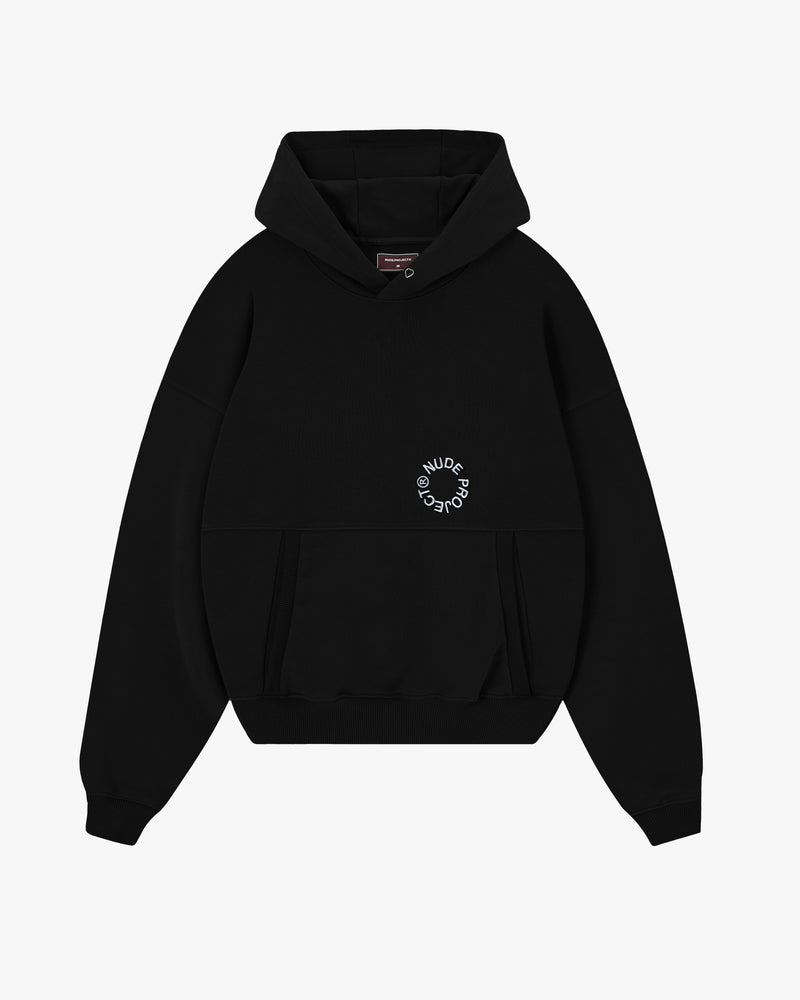 Kory Boxy Hoodie Black
