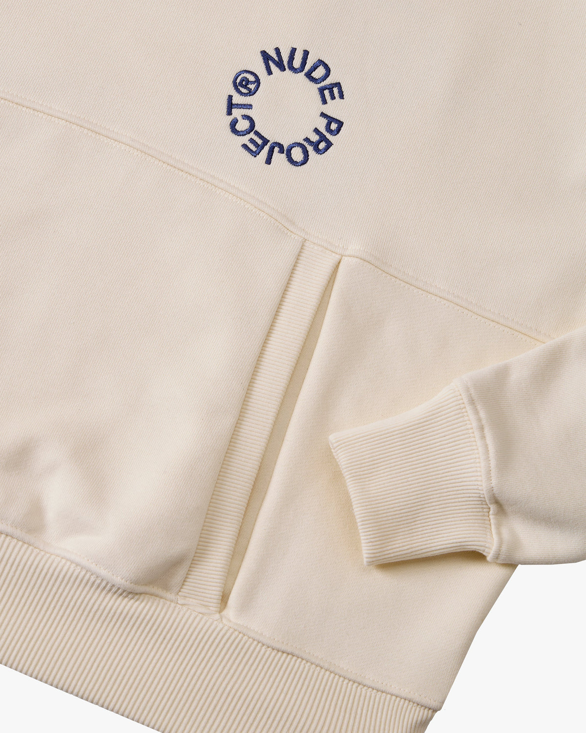 Sudadera Boxy Kory Blanco Crema