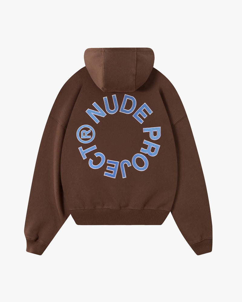 Kory Boxy Hoodie Brown