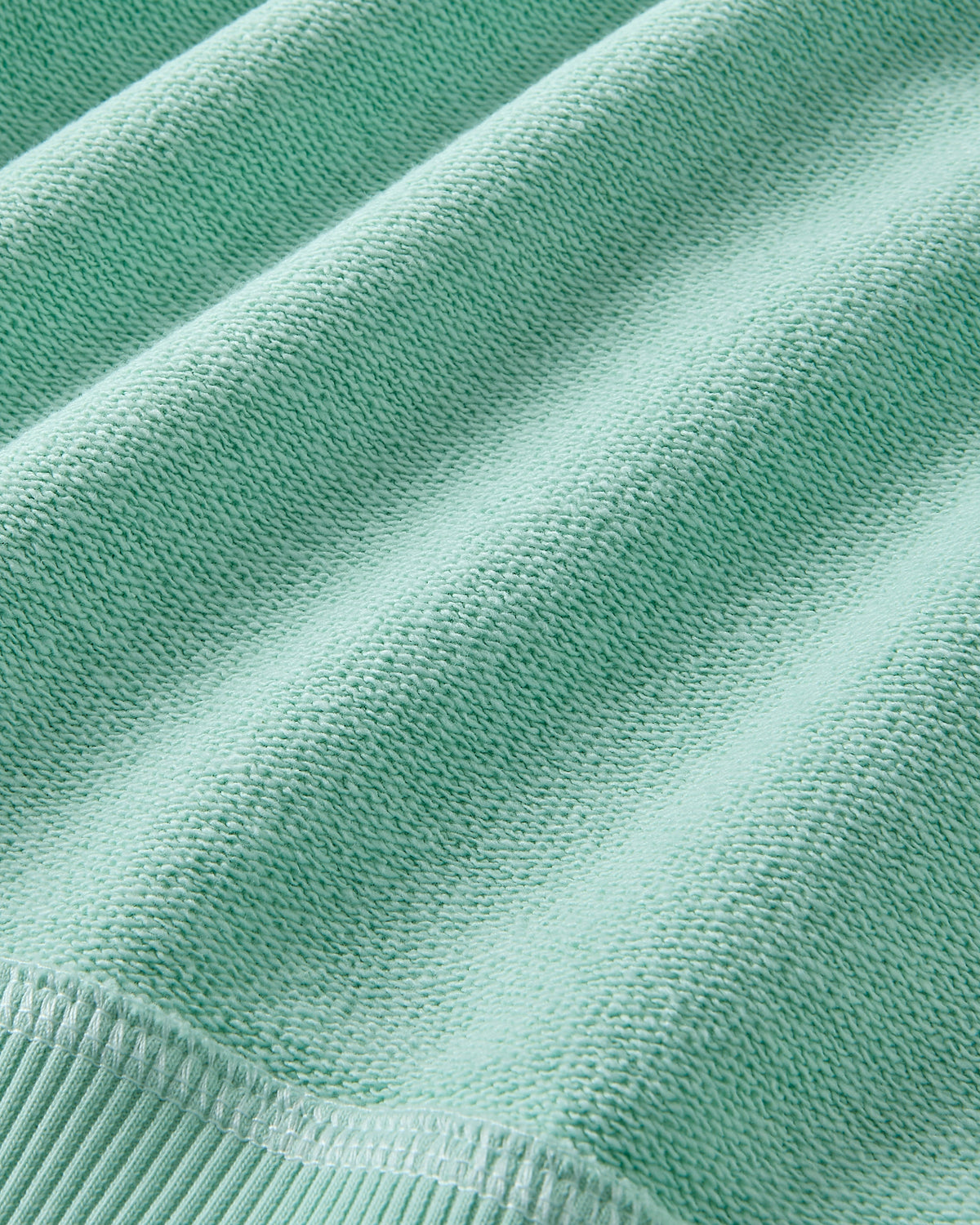 Lacy Cropped Sweatshirt Green