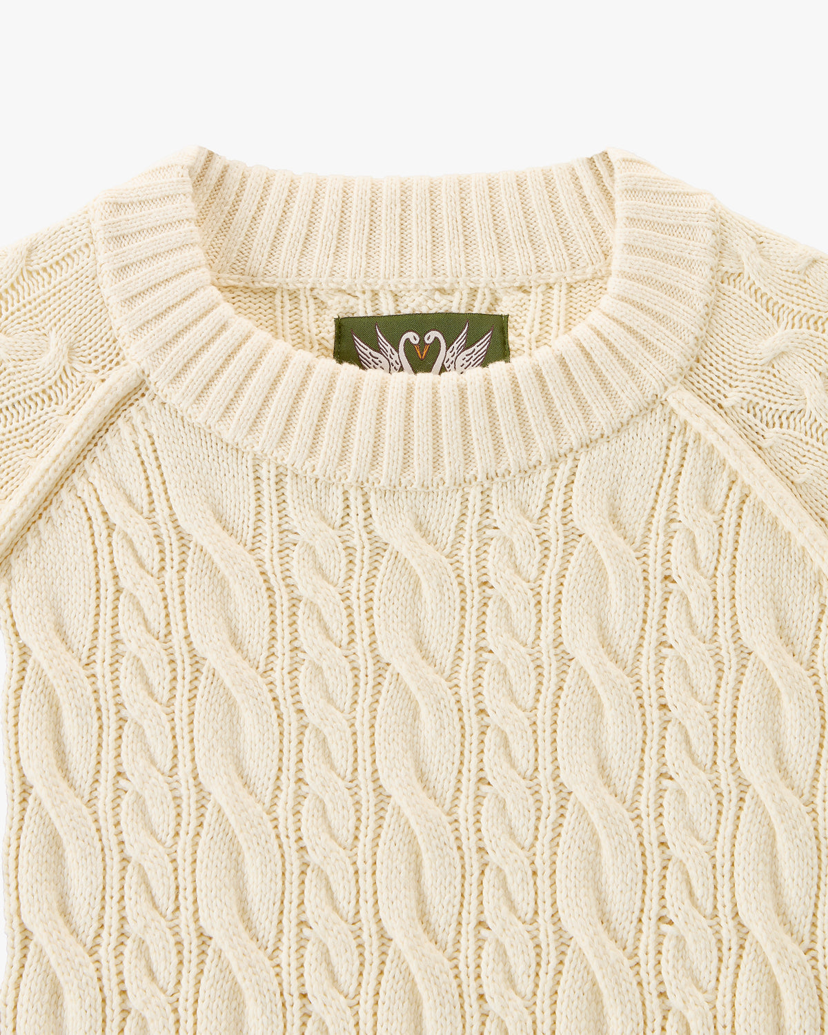 La Nonna Cable Knit Sweater Marshmallow