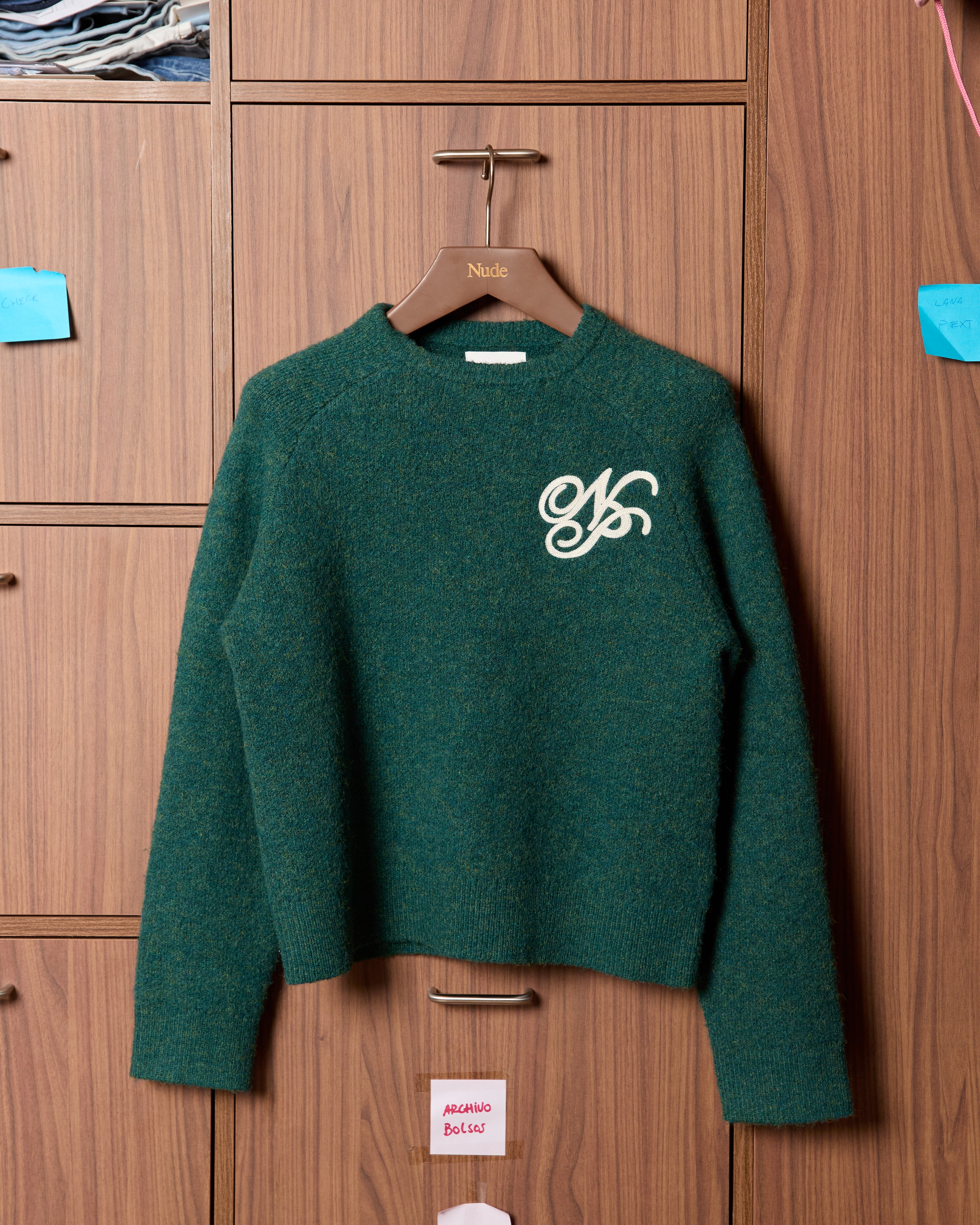 Le Marais Knit Sweater Green – Nude Project Le Marais Knit Sweater Green – Nude Project
