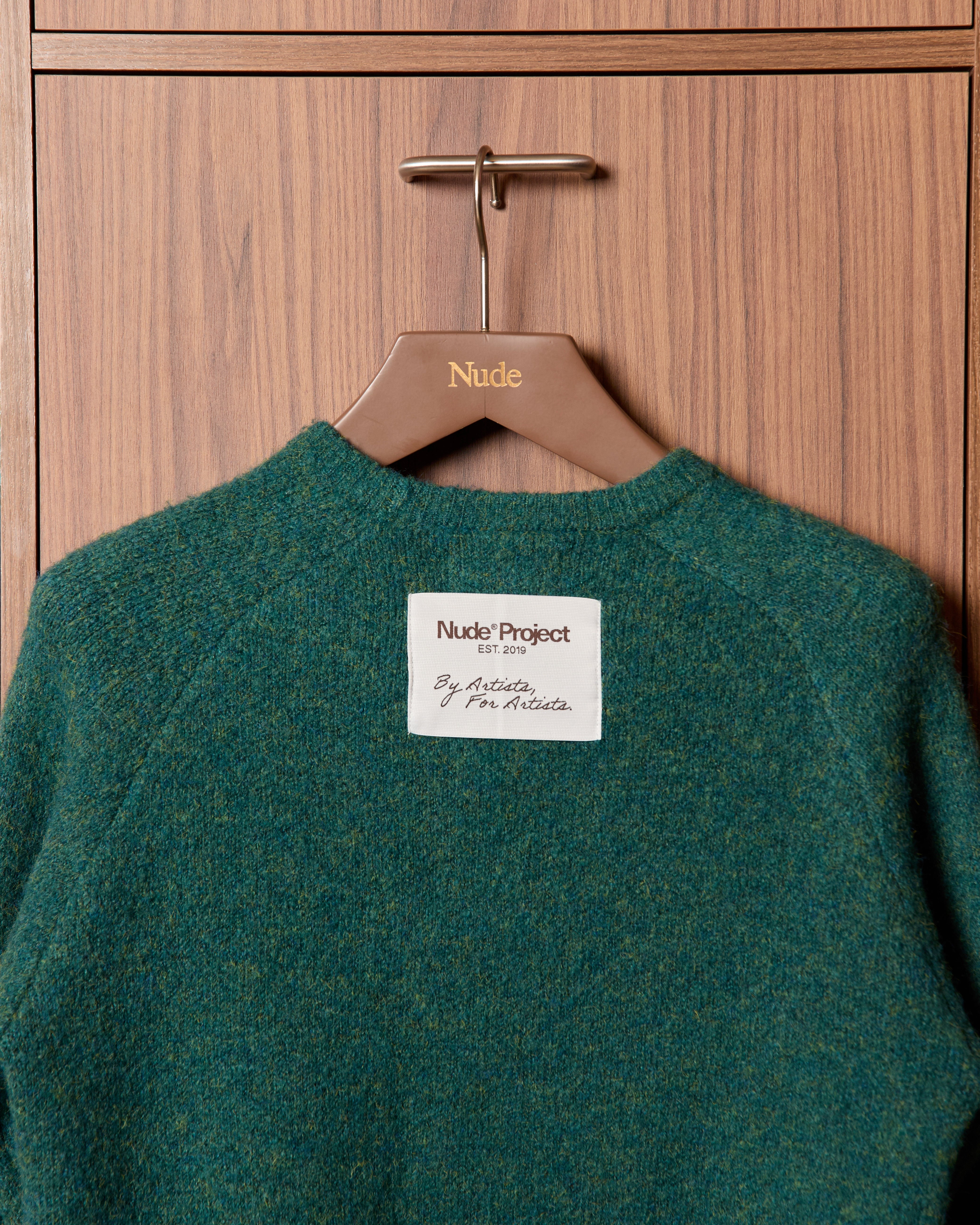 Le Marais Knit Sweater Green – Nude Project Le Marais Knit Sweater Green – Nude Project