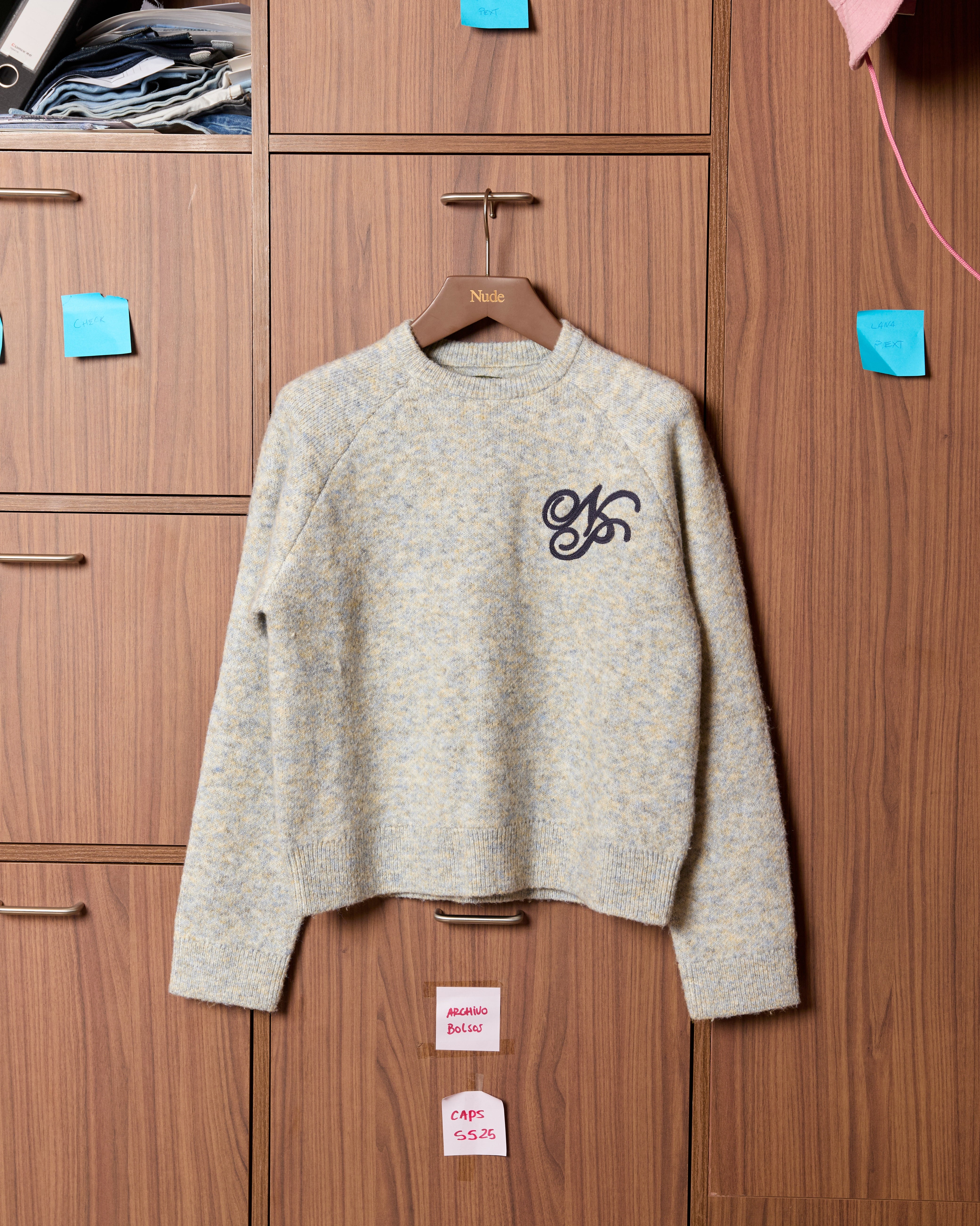Le Marais Knit Sweater Grey – Nude Project Le Marais Knit Sweater Grey – Nude Project