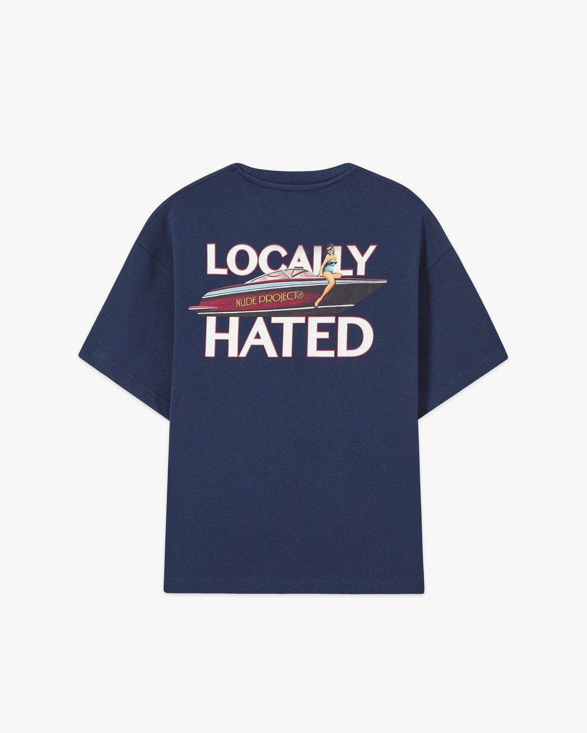 Locally Hated Tee Navy