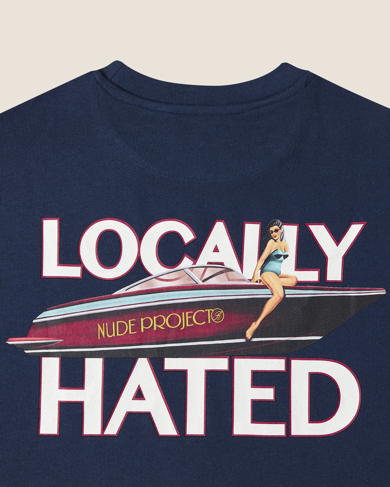 LOCALLY HATED TEE NAVY