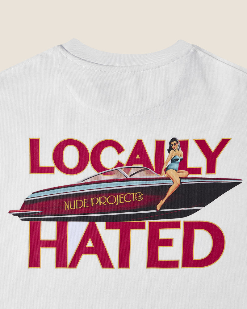 LOCALLY HATED TEE WHITE