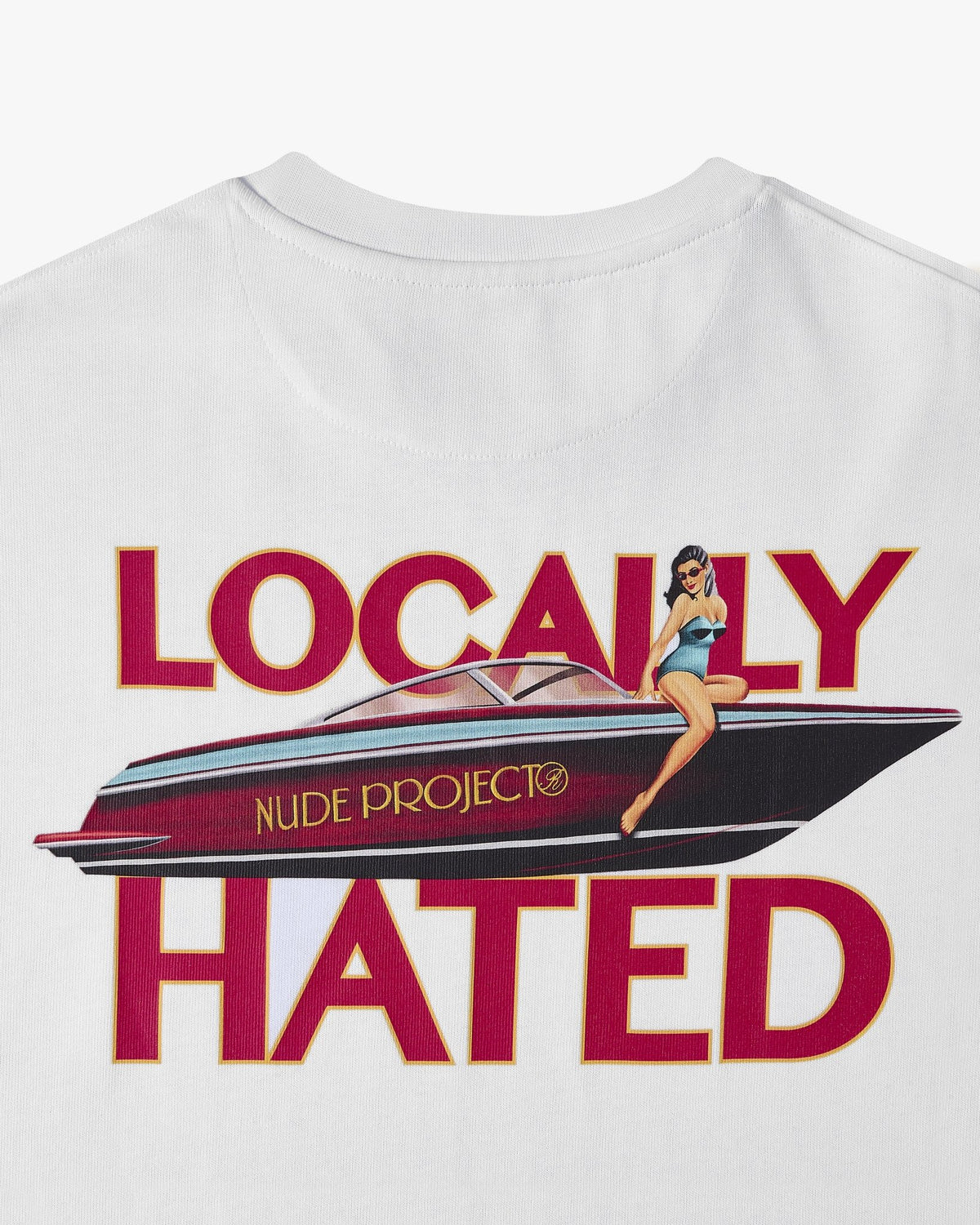 Locally Hated Tee White