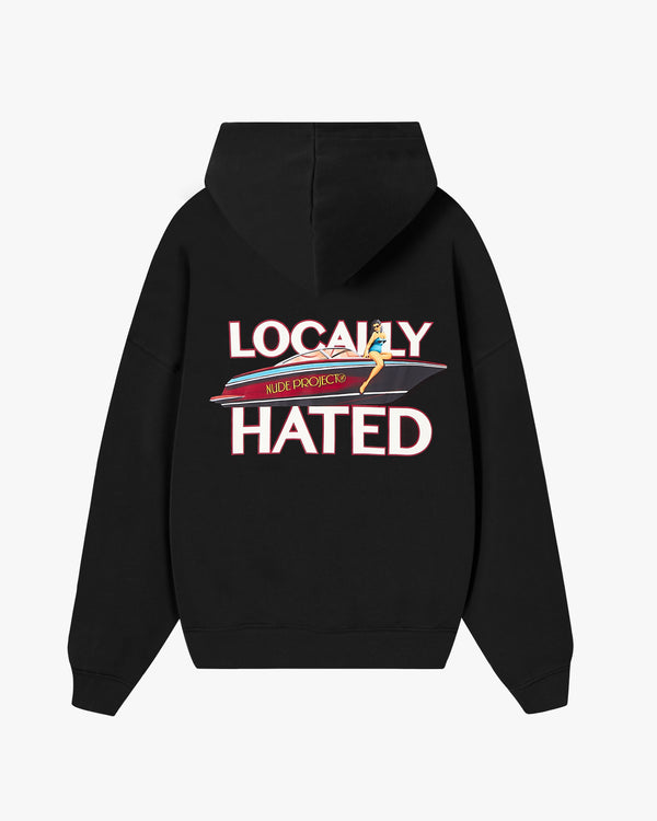 SUDADERA NEGRA LOCALLY HATED