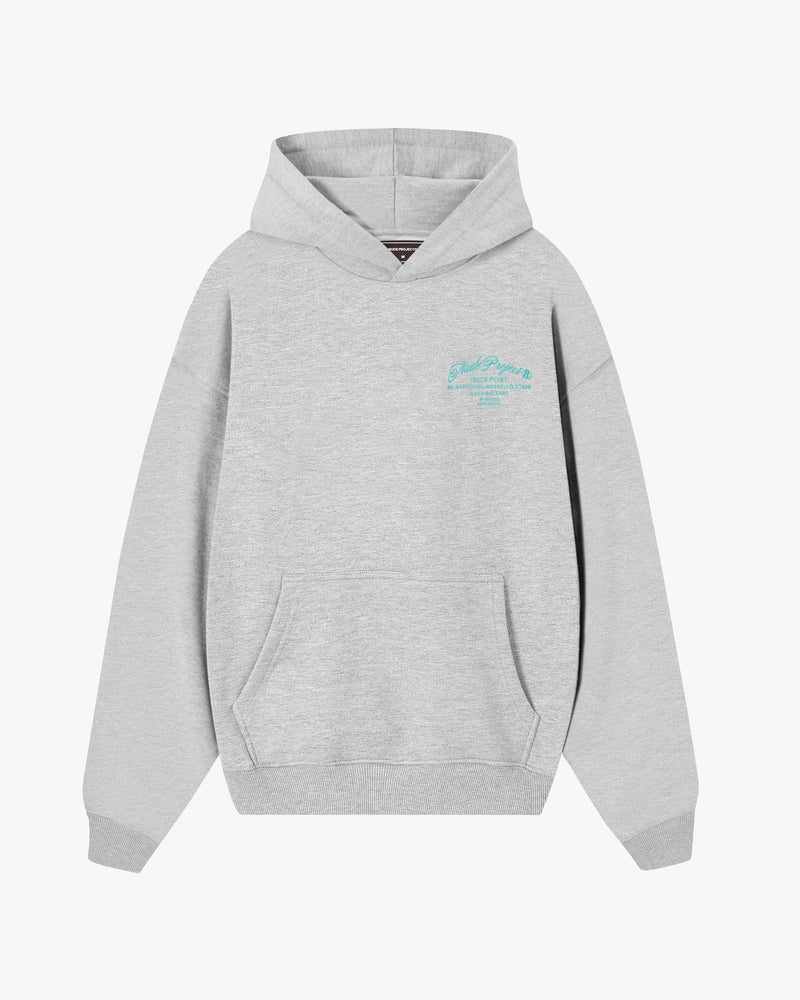 LOCALLY HATED HOODIE GREY MELANGE