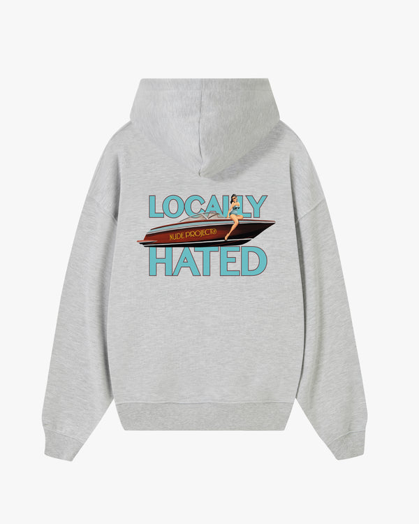 LOCALLY HATED HOOD GREY MELANGE