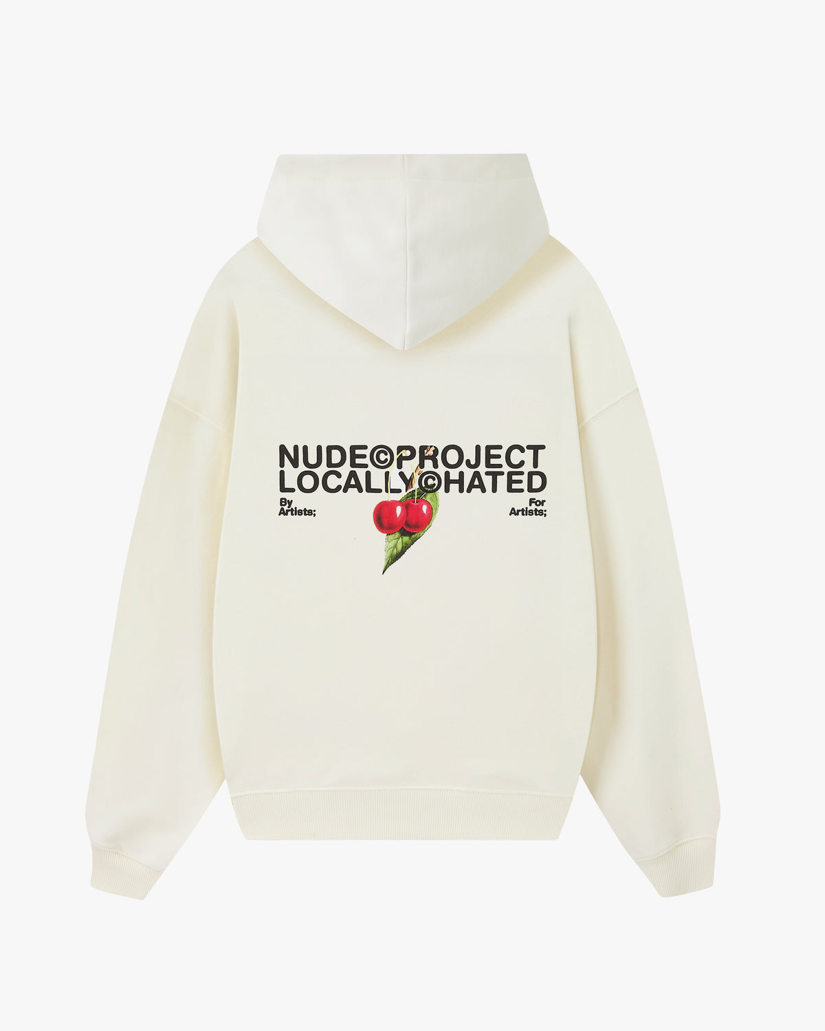 Locally Hated Cherry Hoodie Marshmallow