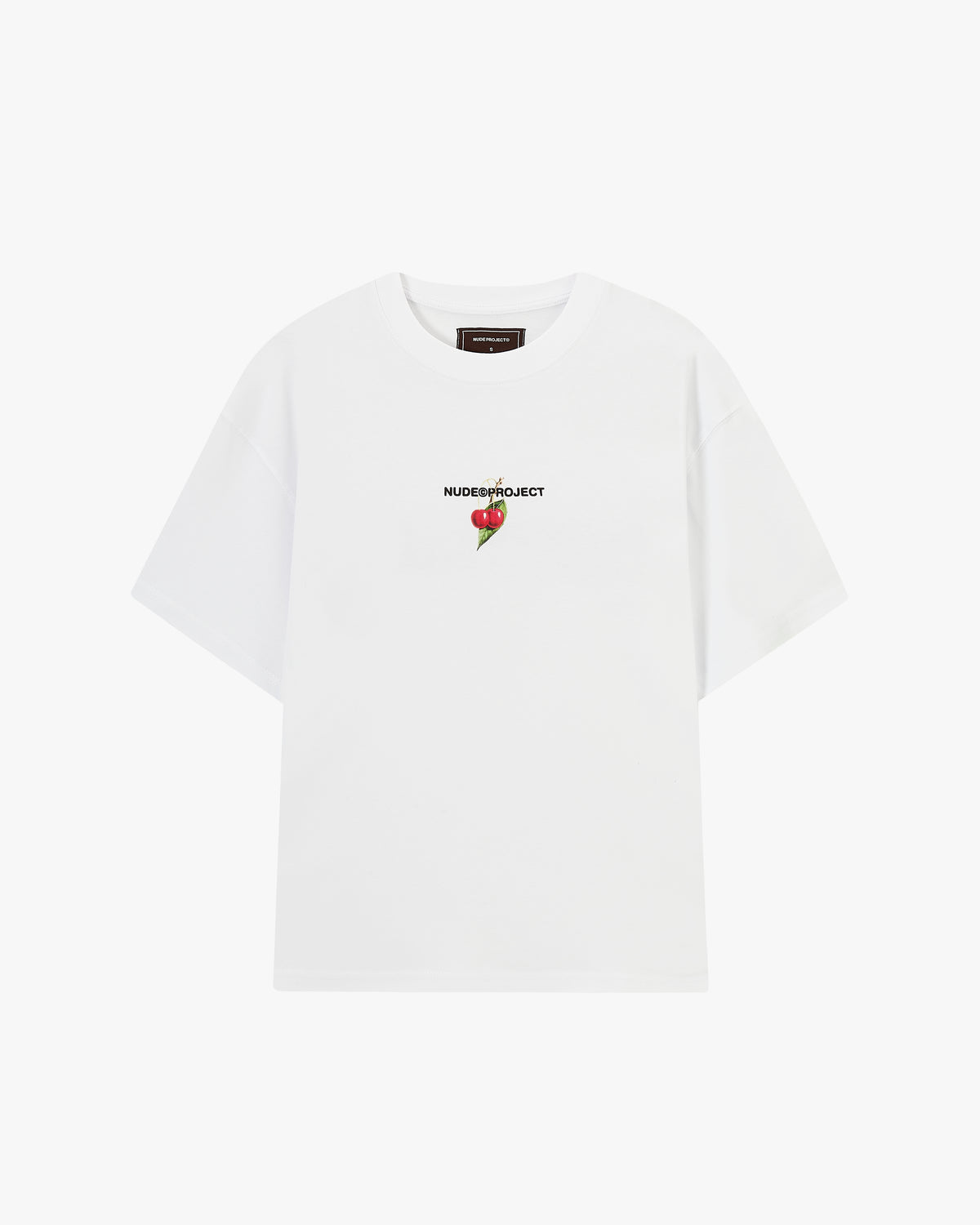 Camiseta Locally Hated Cherry Blanca