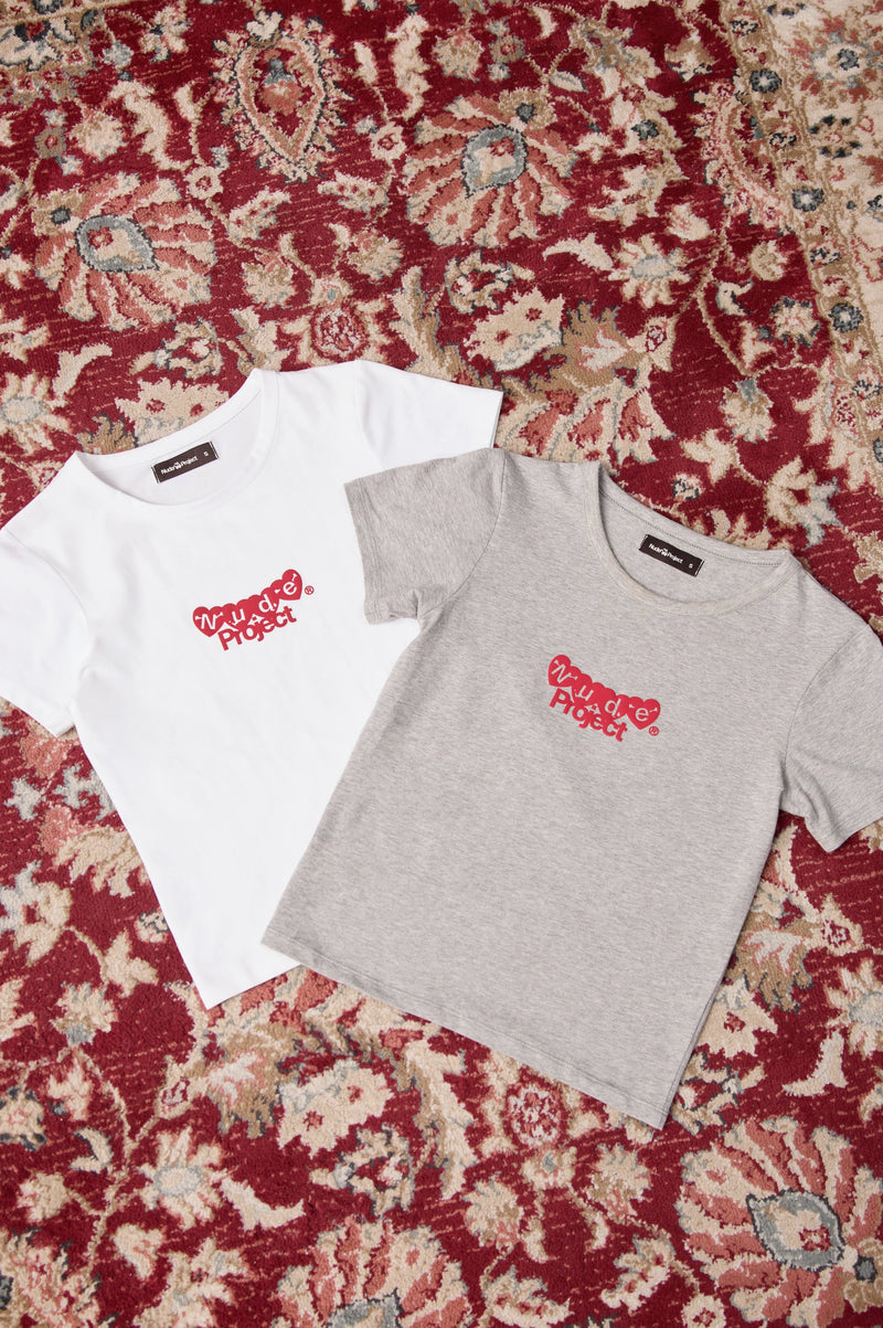 Hearts Tee White