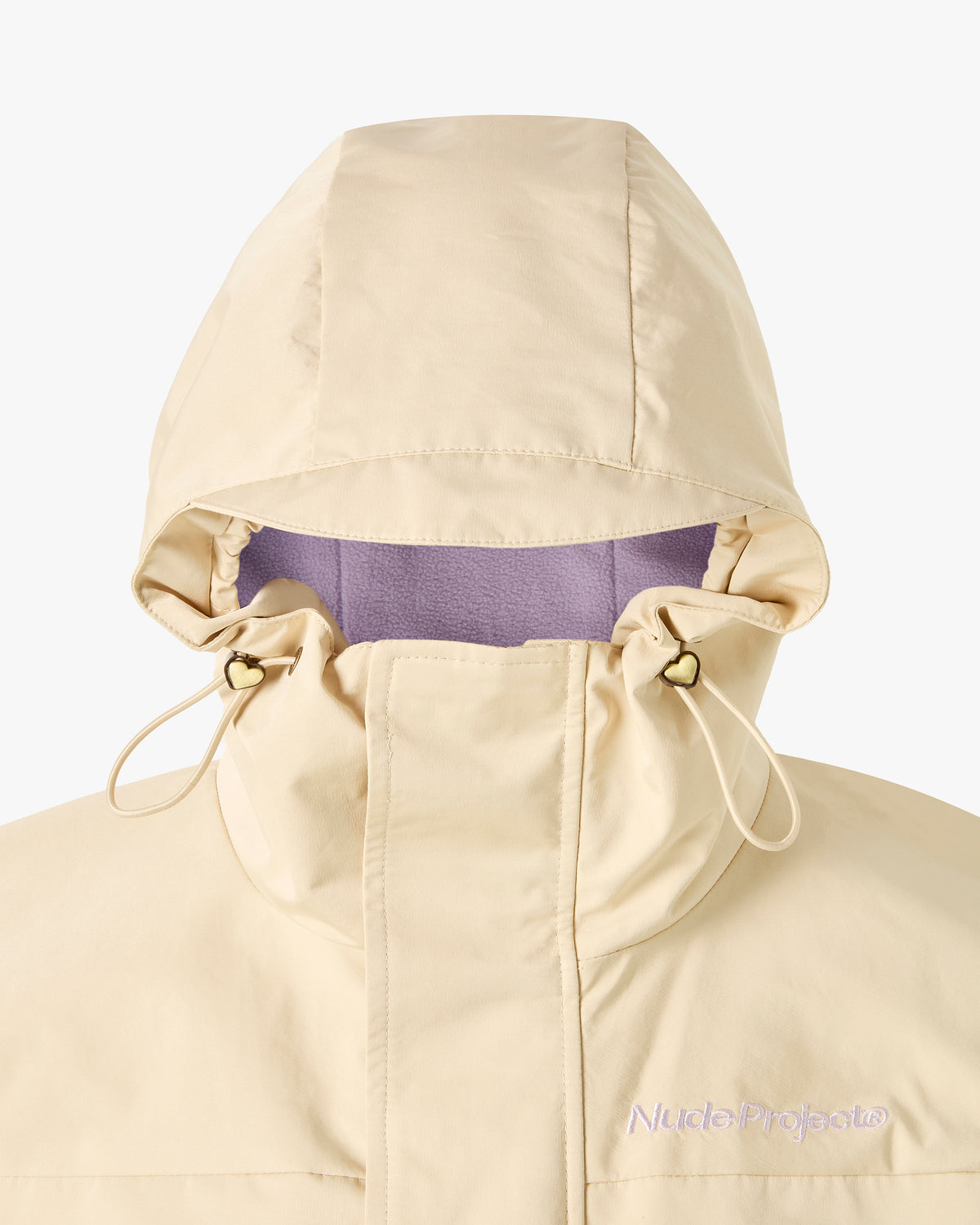 MILESTONES WINDBREAKER JACKET MARSHMALLOW