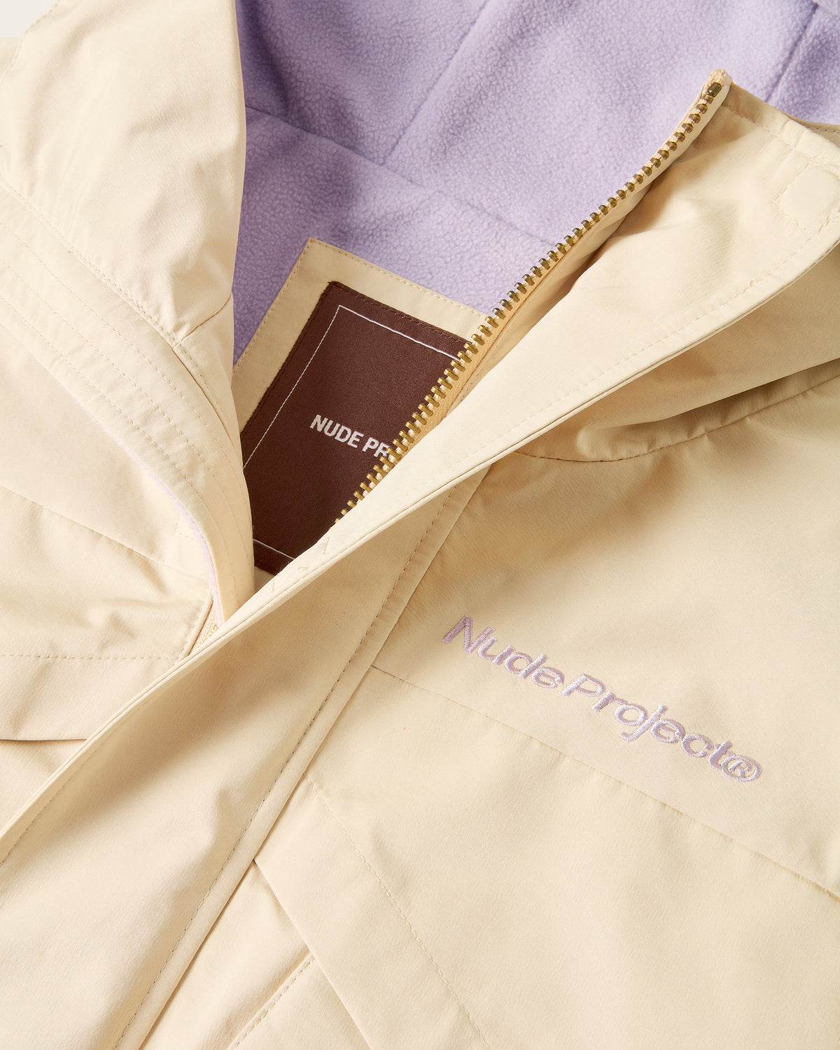 MILESTONES WINDBREAKER JACKET MARSHMALLOW