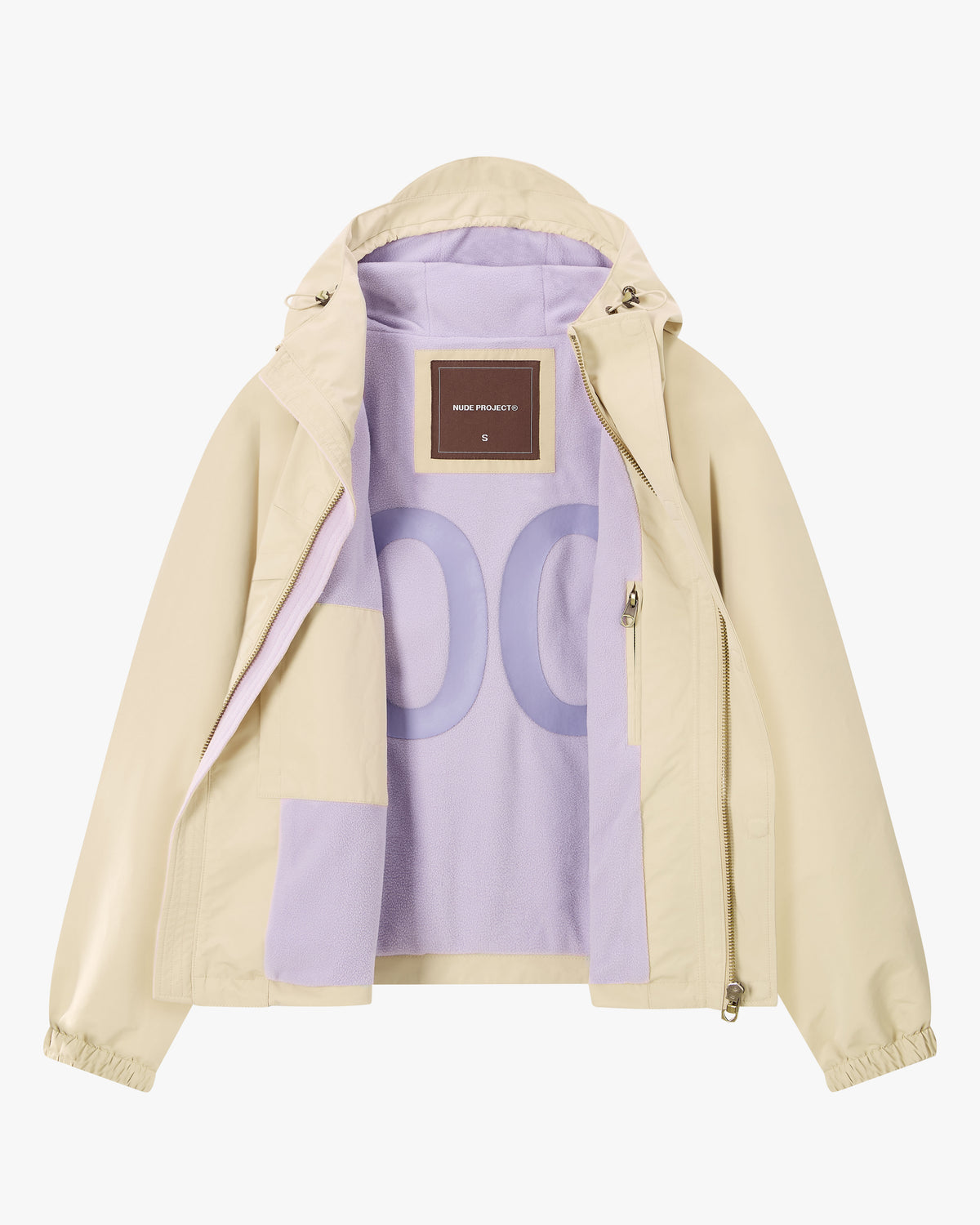 MILESTONES WINDBREAKER JACKET MARSHMALLOW