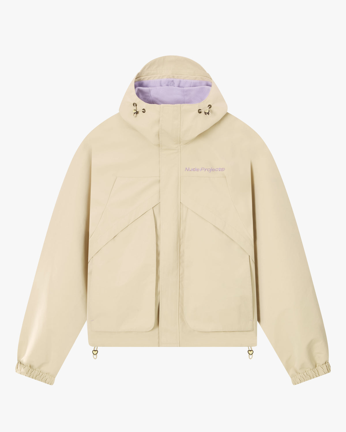 MILESTONES WINDBREAKER JACKET MARSHMALLOW