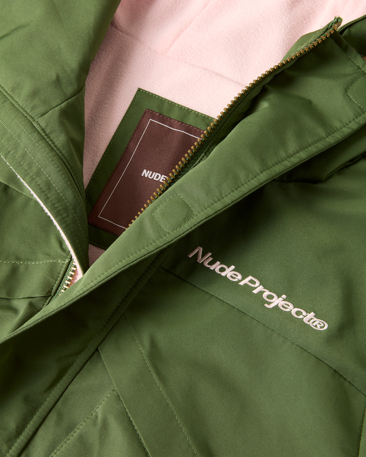 MILESTONES WINDBREAKER JACKET KHAKI