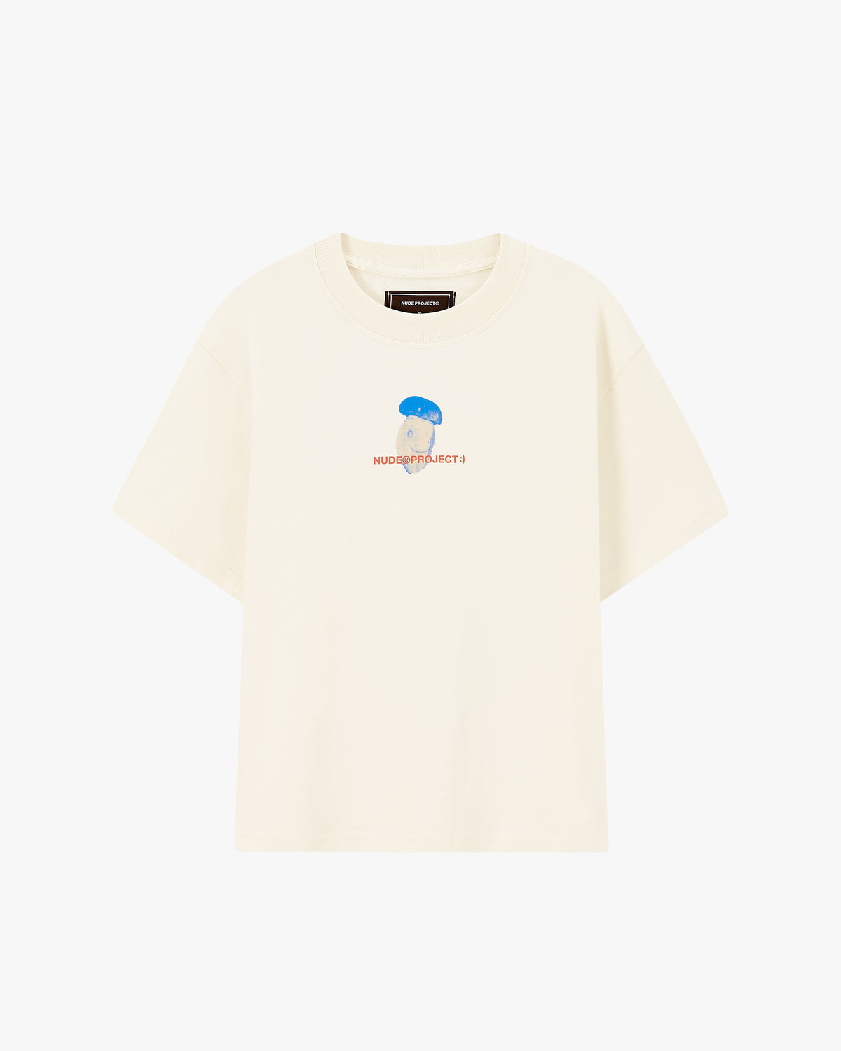 Mushroom Tee Soft Yellow