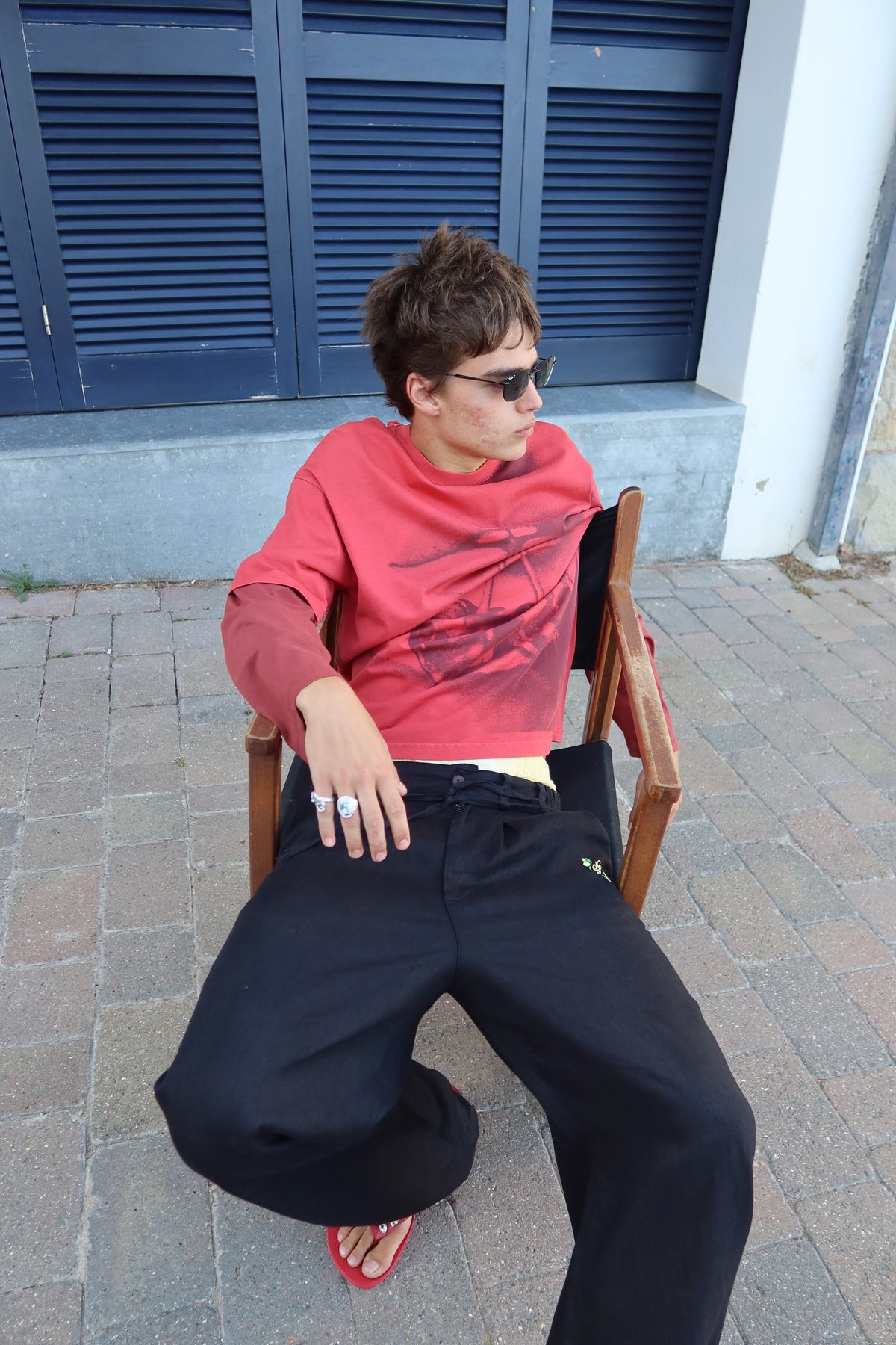 Kimchi Linen Pants Black