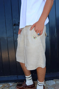 Kimchi Linen Shorts Beige